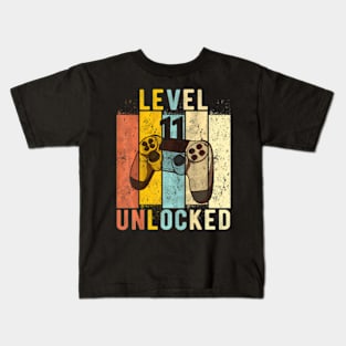 11th Birthday Level 11  Video Kids T-Shirt